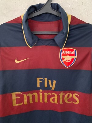 ARSENAL 2007 2008 THIRD FOOTBALL SHIRT #9 EDUARDO NIKE JERSEY SIZE