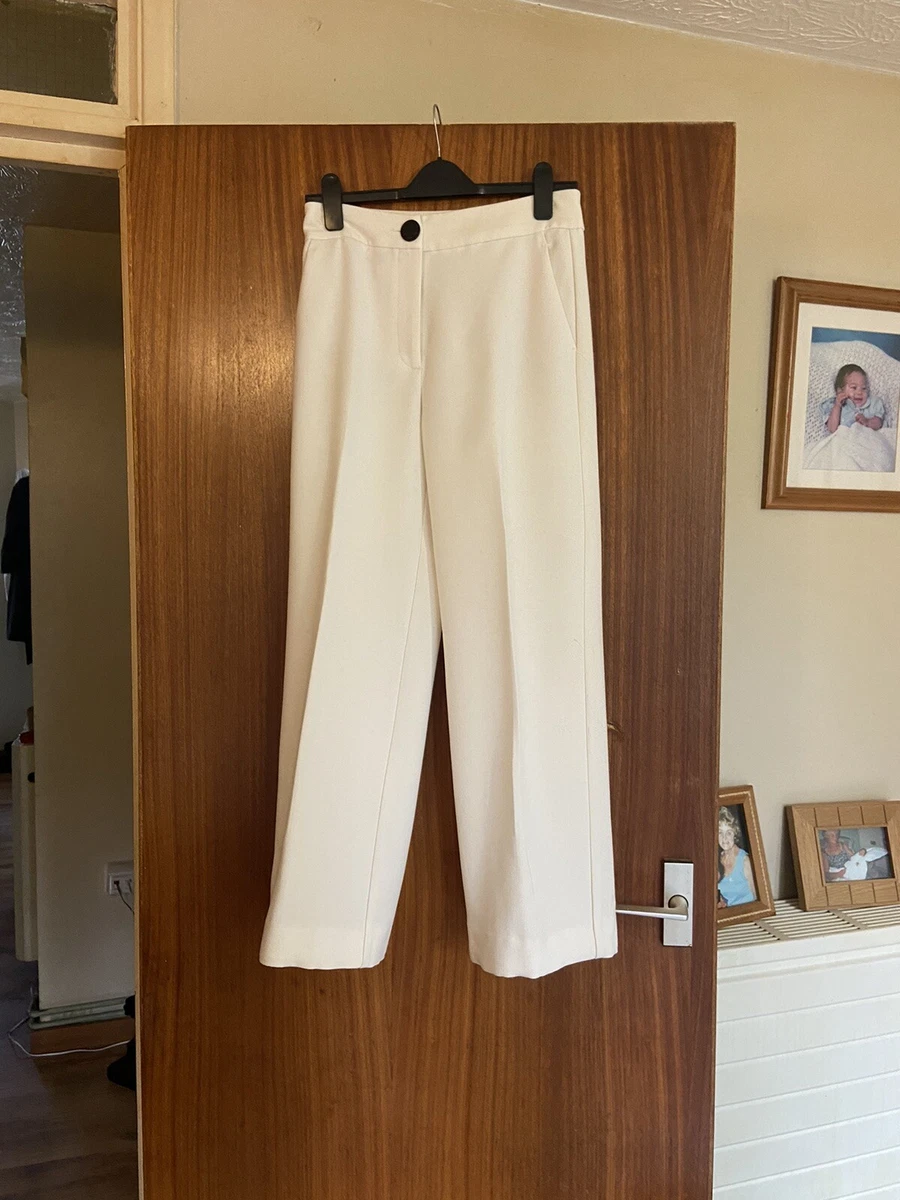 White palazzo store trousers uk