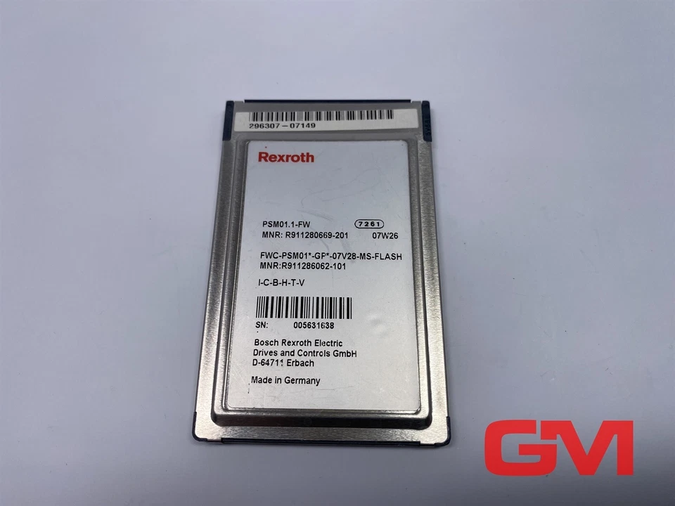 Rexroth Memory Card PSM01.1-FW R911280669-201 Sw R911286062-101 - Image 2 of 4