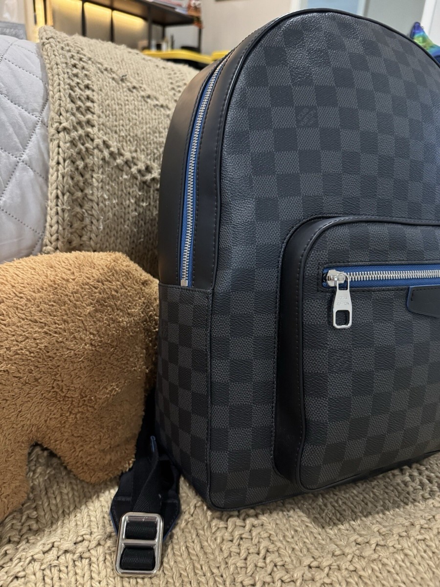 Louis Vuitton Josh Graphite Backpack with Limited Edition Neon