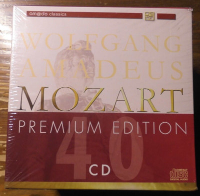 WOLFGANG AMADEUS MOZART 40CD BOX: PREMIUM EDITION (NEU; EUROPE;AMADO CLASSICS)