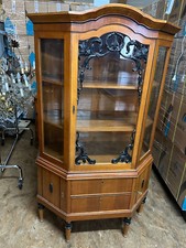 ANTIKE VITRINE UM 1930 KIRSCHBAUM ART DECO / BIEDERMEIER STIL