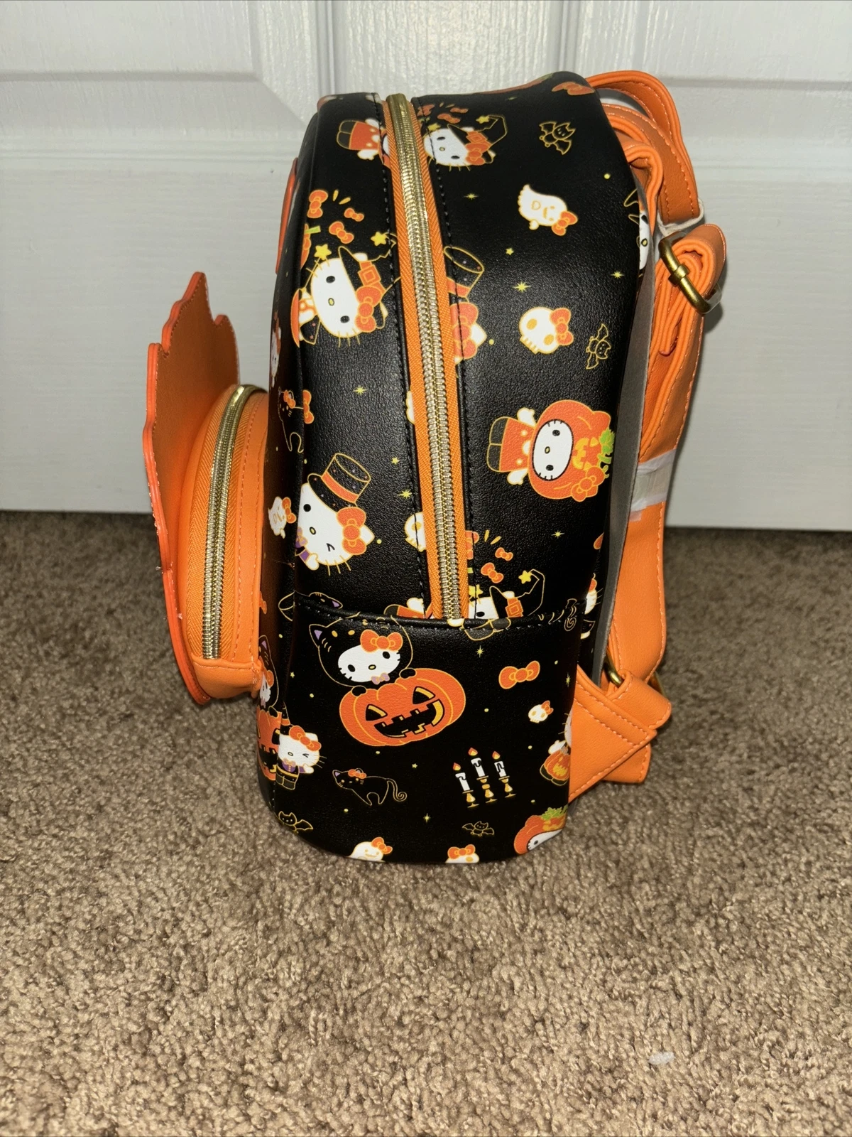 Loungefly Hello Kitty Pumpkin Backpack and Wallet