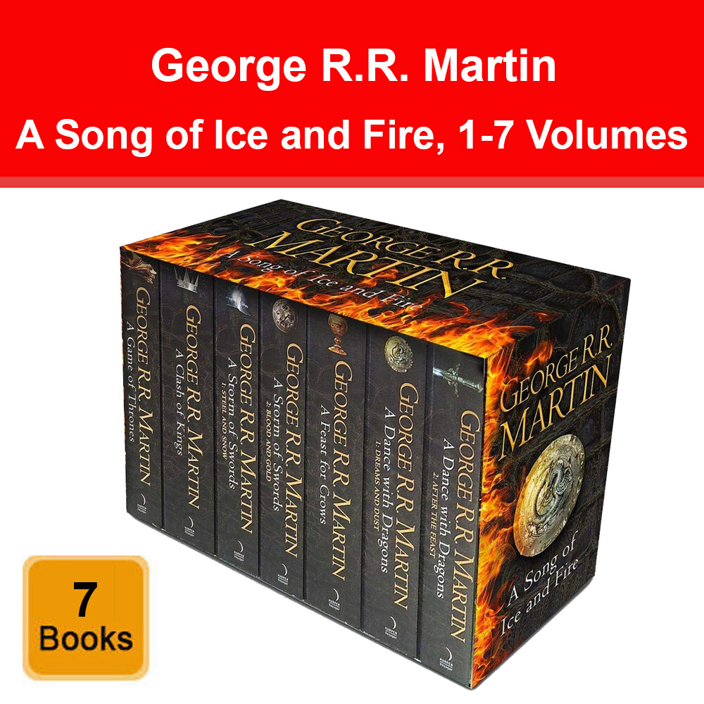 【新品未開封】洋書　A Song of Ice and Fire 7冊セット A Song of Ice and Fire (7 Volumes), Book Cover May Vary