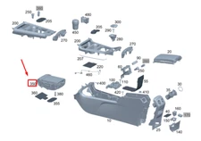 NEW MERCEDES-BENZ GLA H247 CENTER CONSOLE CUP HOLDER TRIM A1776806001