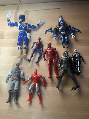 Marvel Superhero  Action Figure. Lot Of 8. Check Photos