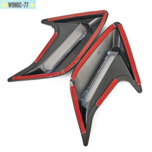 Universal Car Decorative Air-Flow Intake Hood Scoop Vent Bonnet Cover 2PCS New - Picture 12 of 24