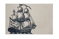 Thomas Paul Galleon Bath Mat, Ink, New, Free Shipping on sale Thomas Paul Galleon Bath Mat, Ink, New, Free Shipping on sale