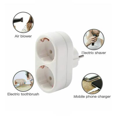 Fach Steckdosenadapter,Topist Steckdose 2 Schukostecker Stecker neuf OoFo|  K1U