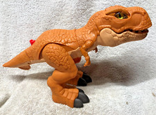 THRASHIN ACTION T-REX Jurassic world park Fisher Price Imaginext
