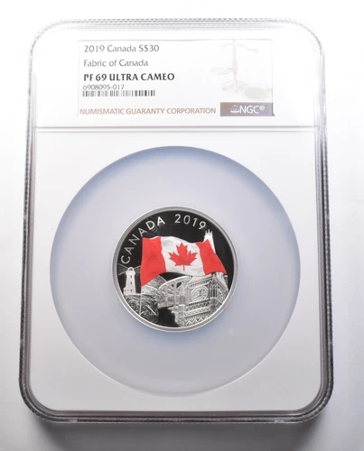 2019 Canada 30 Dollars Silver Fabric Of Canada PF69 UCAM NGC *7303