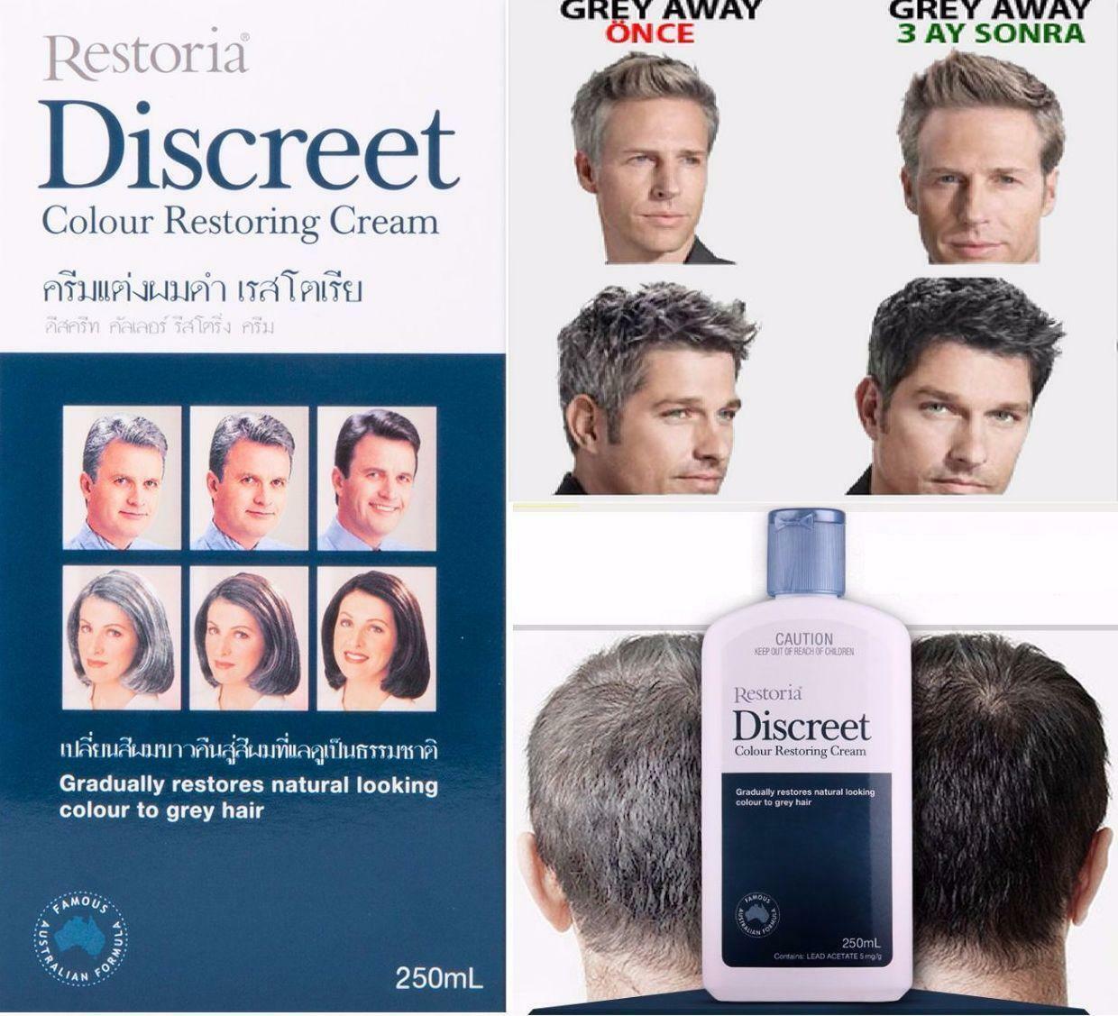 Restoria Restoria Discreet Hair Color Restoring Cream - 250ml for sale online | eBay