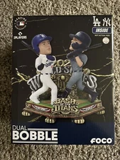 OHTANI & JUDGE BATTLE OF THE TITANS 2024 WORLD SERIES DUAL BOBBLEHEAD FOCO NIB