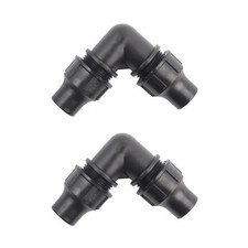 1/2-Inch Threaded Nut Lock Hose pipe Elbow Connector| Pack of Two