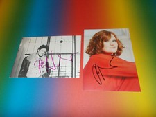 2 x   Pe Werner  Sängerin signiert signed Autogramm auf Autogrammkarte