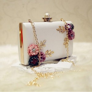 flower evening bag