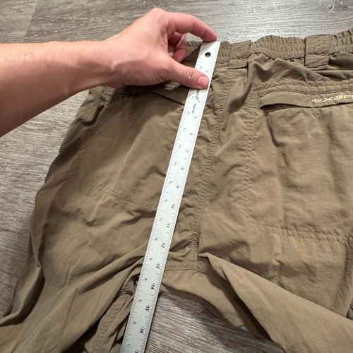ExOfficio Hose Herren klein beige Cargo Wandern Nylon schnelltrocknend Outdoor 30x31 - Bild 8 von 12