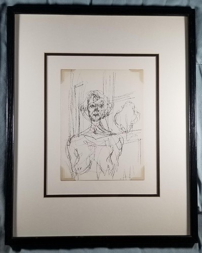 Annette, Alberto Giacometti, Framed Limited Edition Lithograph, 1964