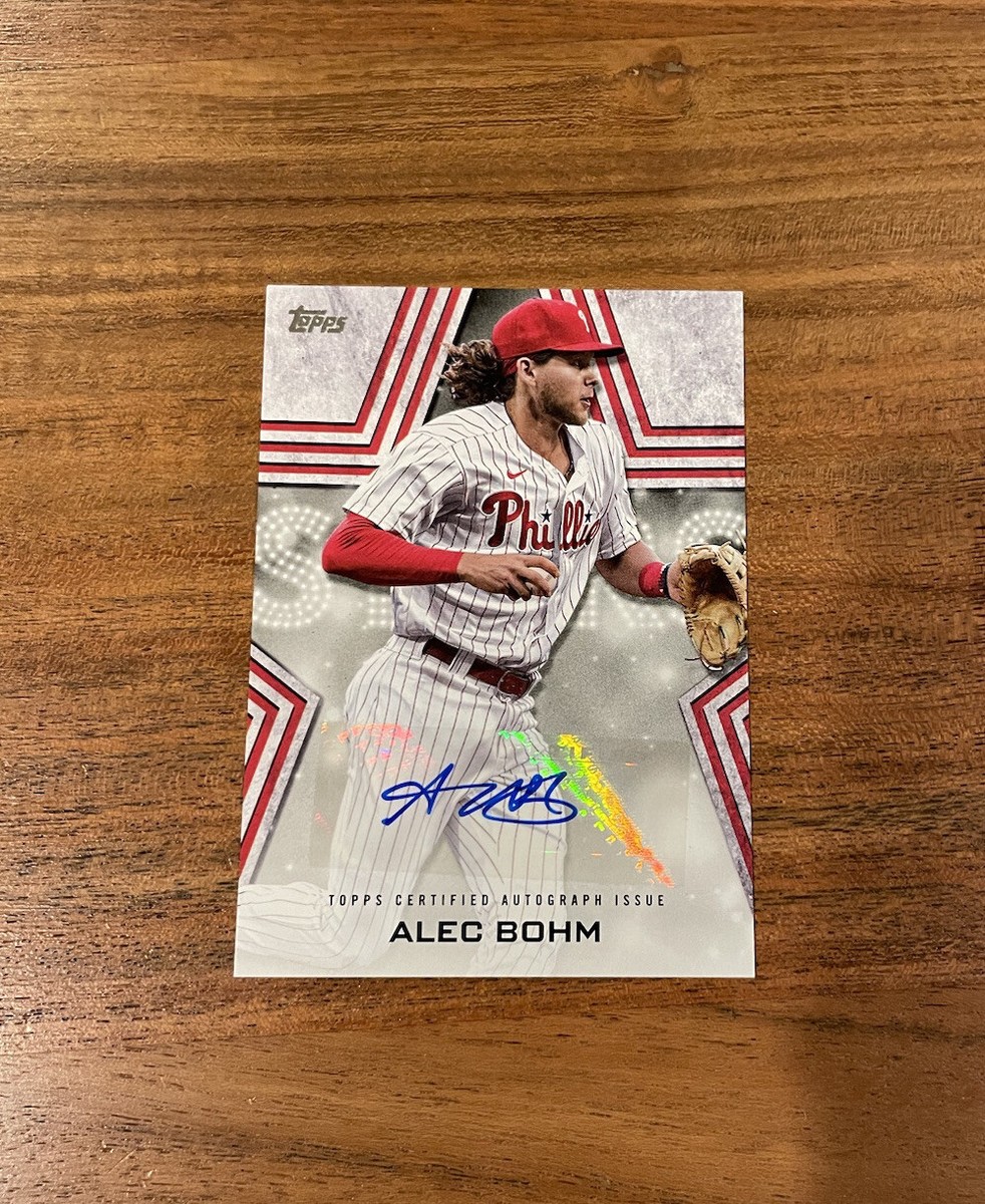 Alec Bohm 2023 Topps Series 1 Baseball Stars Auto Autograph