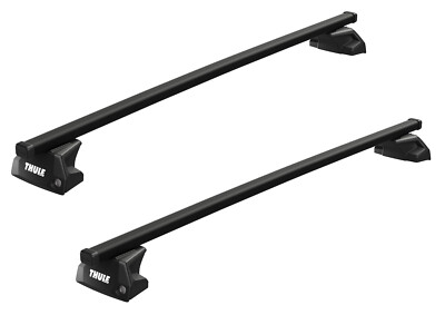 Thule Roof Rack Evo Flush Rail SquareBar Evo Black for Renault Talisman Estate