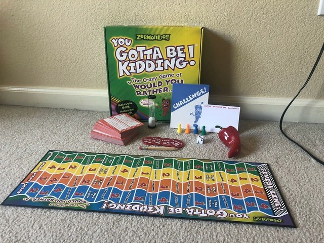 Zobmondo You Gotta Be Kidding 2004 Board Game For Kids Ages 7 For Sale 