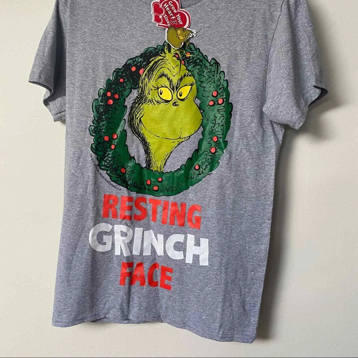 Resting grinch face shirt deals