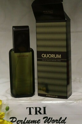 New Quorum Eau de Toilette ANTONIO PUIG Spray 3.4 fl.oz.
