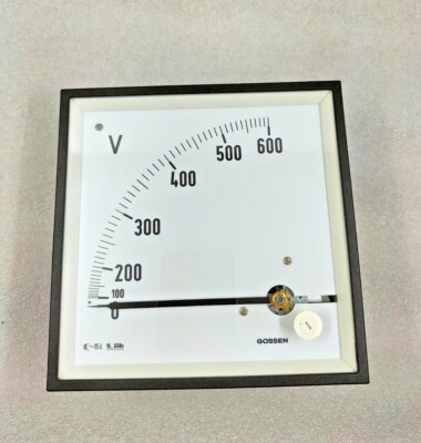 GOSSEN AQS 144 VOLTMETER 0-600 VOLT 1620EDC600