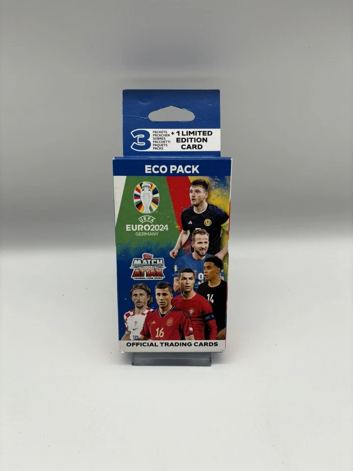 Topps UEFA EURO EM 2024 Deutschland Match Attax Trading ECO PACK mit 3 Packs
