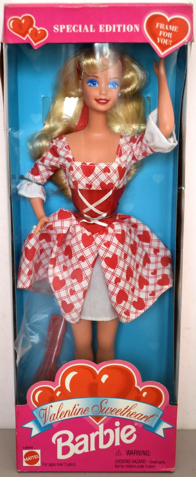 1995 Playline Coll Special Edition VALENTINE SWEETHEART Vintage Blonde Barbie