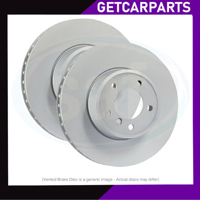 Front Vented Brake Discs Pair 300mm For Land Rover Freelander 2 L359 2006 - 2014