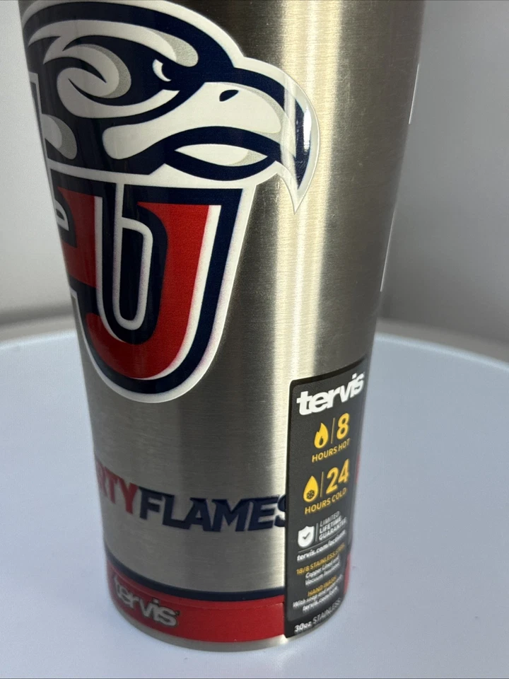 Taza/taza de viaje de café Liberty University Flames de 30 oz Tervis; Foto 4 de 4