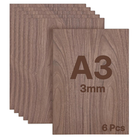 Sperrholzplatte A3 0,3Cm Walnuss Holz FüR Basteln CNC Lasergravur Modellbau