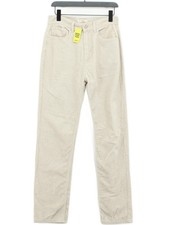 Don''t Think Twice Men's Trousers S Cream 100 Cotton Straight Chino