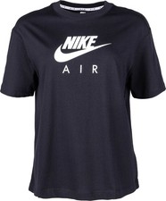 NIKE Womens Black Air Short-Sleeve T-Shirt Medium BNWT C987