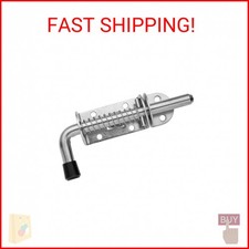 JQK Spring Loaded Latch Pin, 304 Stainless Steel Barrel Bolt Thickened 2mm Door