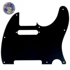 1 Ply Black Pickguard for Fender USA MIM Telecaster Tele Standard 8 Hole Guitar