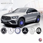 4pcs for Mercedes-Benz 74.5mm Floating luminous Wheel Center Hub Caps