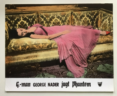 G-man George Nader FBI jagt Phantom (Kinoaushangfoto '64) - Dolores Faith
