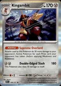 Kingambit 148/217 Mega Evolution: Ascended Heroes Holo Rare