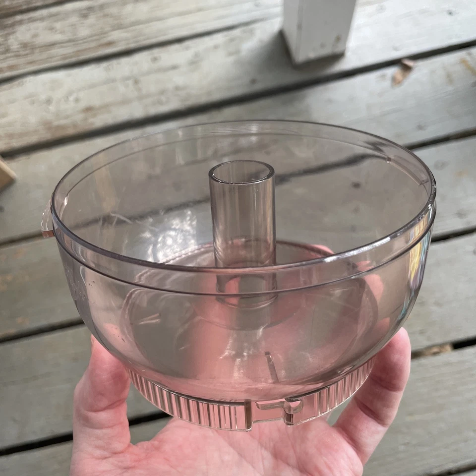 Procesador de alimentos Sunbeam Oskar 14081 PIEZA/REEMPLAZO ÁMBAR RECIPIENTE DE TRABAJO Y TAPA SOLAMENTE Foto 2 de 4