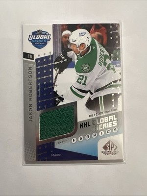 2025-26 SP Game Used Jason Robertson Global Series Fabrics Dallas Stars