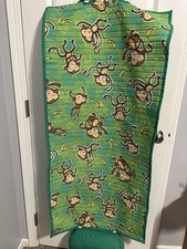 Monkey Baby/Toddler Beach Blanket With Carrying Handle Attached And Pillow