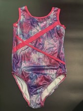 Capezio Future Star Girls Sz Sm Gymnastics Leotard