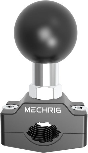 Aluminum Alloy Handlebar Clamp Mount, U-Bolt Base with 1 Inch Ball Head Compatib - Picture 10 of 12