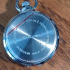 NEW WORKING POCKET WATCH SILVERTONE STAINLESS-STEEL BACK JAPAN MOVEMENT FOB — photo 5