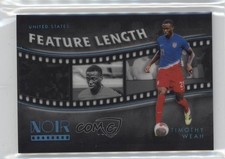 2024-25 Panini Noir Feature Length 2/25 Timothy Weah #15 12wc