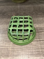 Vtg Beagle Mfg Co. 3 1/4" Metal Flower Cage Holder Vogue No. 71 Flower Frog VGC