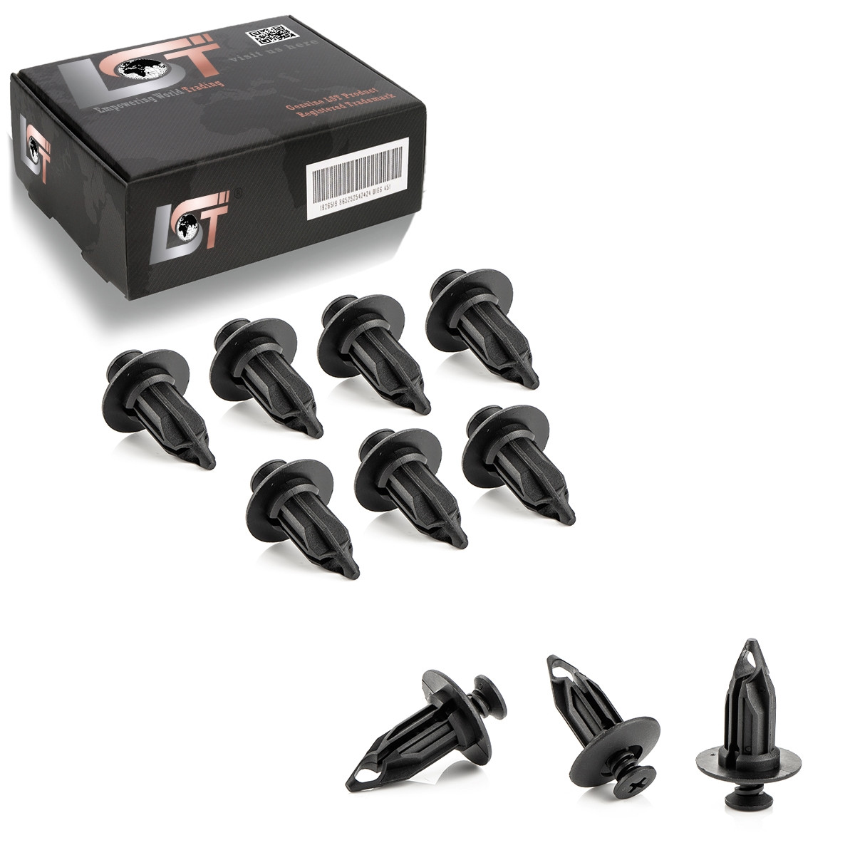 10x Bumpers Expansion Rivet Fastening Clips for Dodge Jeep Chrysler
