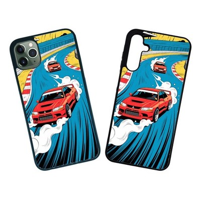 Drift Auto Handyhülle für iPhone Samsung Google Pixel Silikon Seite Race Car1